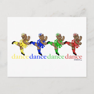 Carte Postale Dancing Bears
