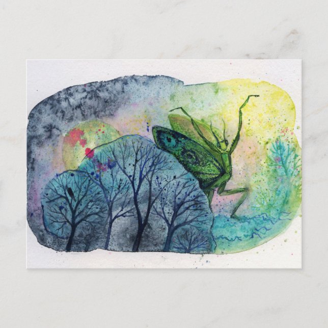 Carte Postale Dancing Mantis (Devant)