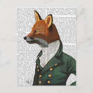 Carte Postale Dandy Fox Portrait