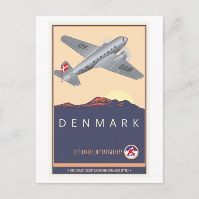 Carte Postale Danemark (Devant)