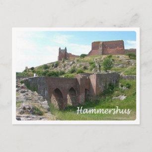 Carte Postale Danemark - Hammershus -