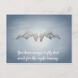 Carte postale d'ange spirituel inspirant