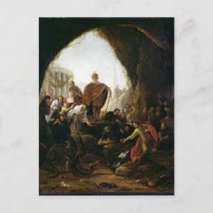 Carte Postale Daniel Tuer le dragon de Baal