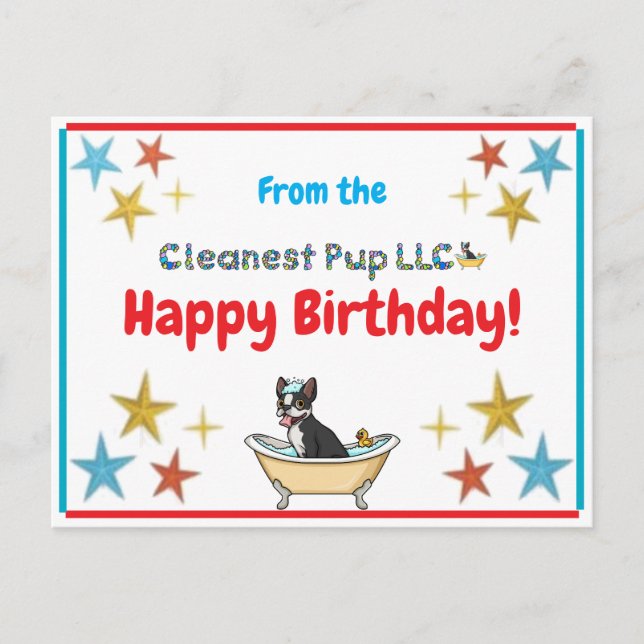 Carte postale d'anniversaire (Devant)