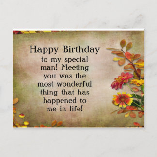 Carte postale d'anniversaire