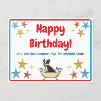 Carte postale d'anniversaire