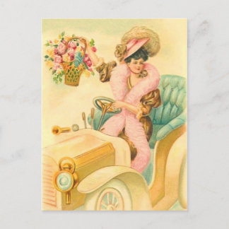 Carte postale d'anniversaire vintage