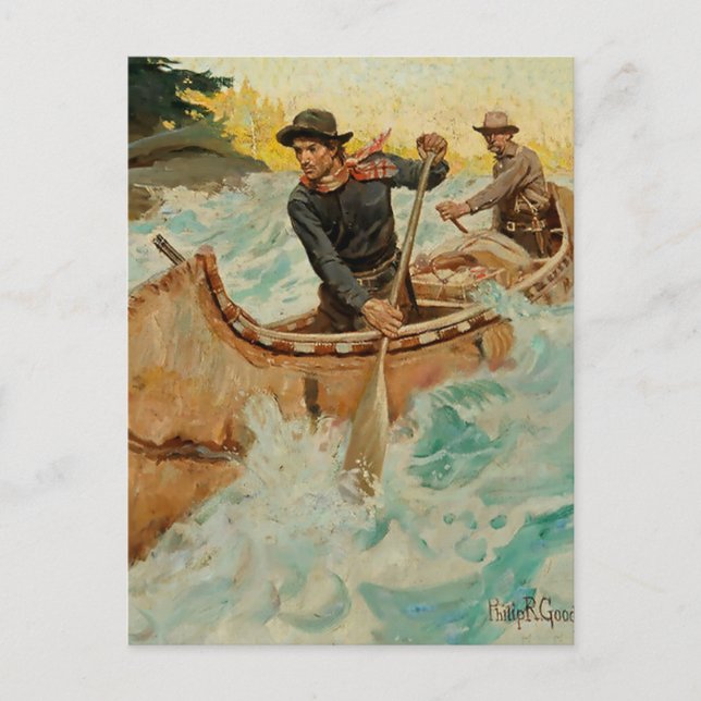 Carte Postale Dans des eaux troubles Art occidental par Philip R (Devant)