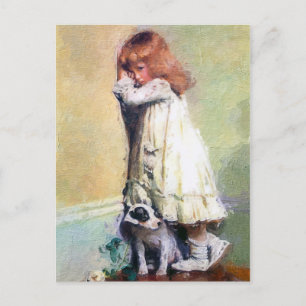 Carte Postale Dans la honte Vintage peinture à l'huile chef-d'oe