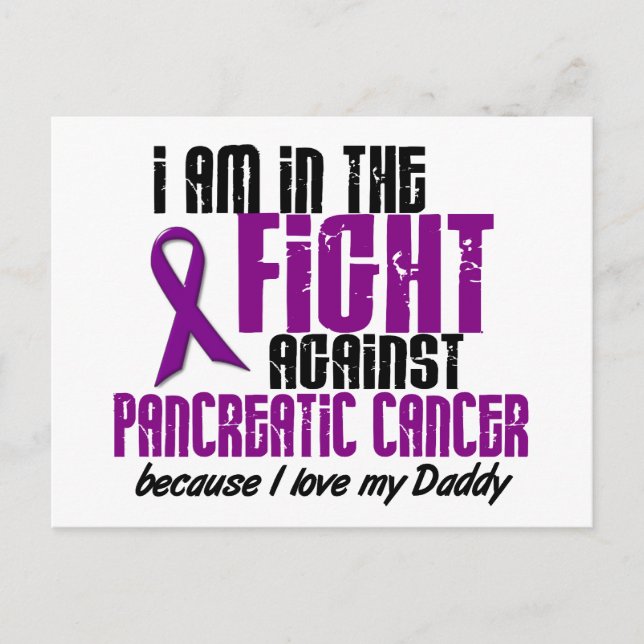 Carte Postale Dans la lutte contre le cancer du pancréas (Devant)