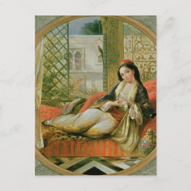 Carte Postale Dans le Harem (Devant)