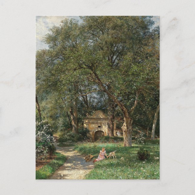 Carte Postale Dans le parc du château | Hugo Darnaut (Devant)