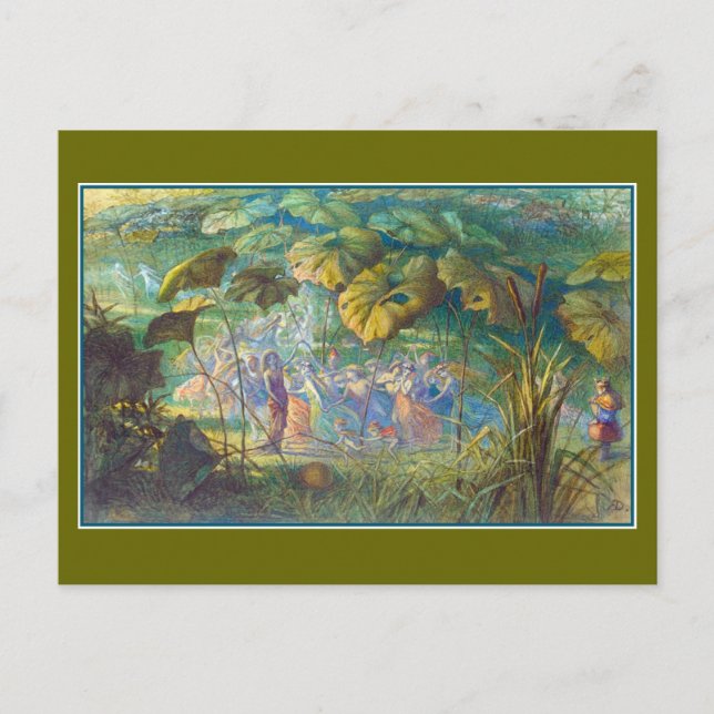 Carte Postale Dans le royaume des fées : Une danse féerique (Devant)