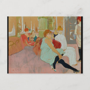 Carte Postale Dans le Salon de la rue des Moulins, 1894