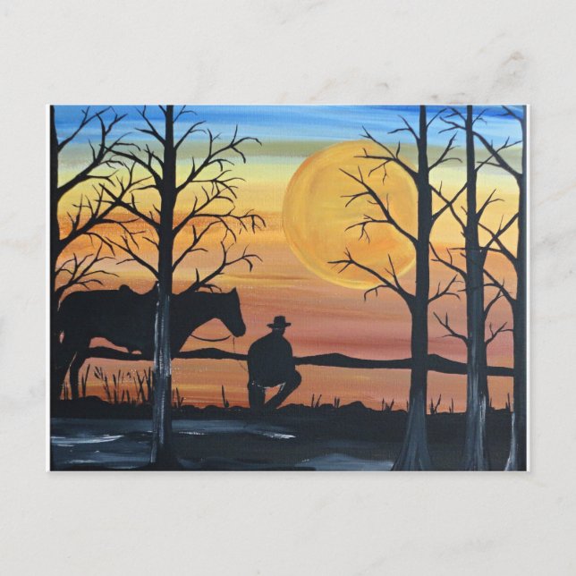 Carte Postale Dans le silence (Devant)