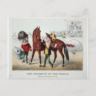 Carte Postale Dans Les Piscines 1876