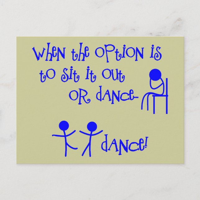 CARTE POSTALE DANSE (Devant)