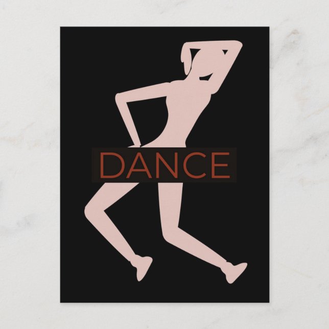 Carte Postale Danse (Devant)