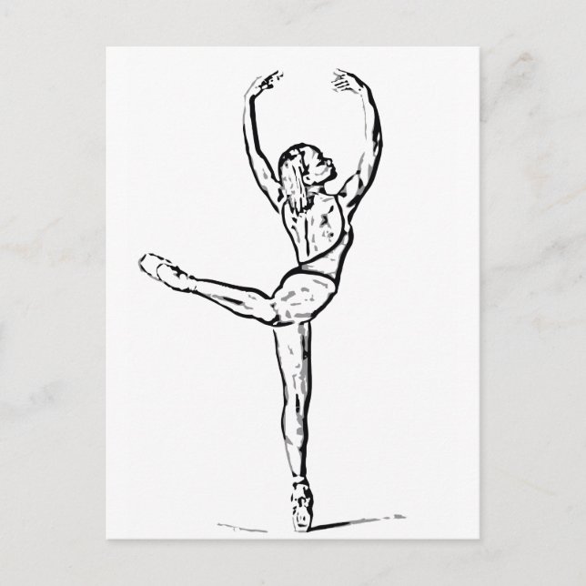 Carte Postale Danse 1 (Devant)