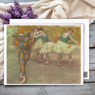 Carte Postale Danse Arlequin, Degas Impressionniste
