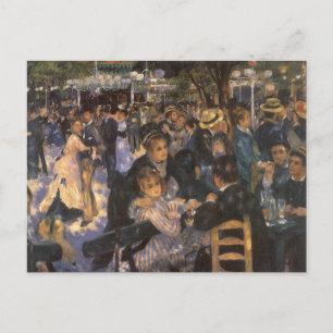 Carte Postale Danse au Moulin de la Galette par Pierre Renoir