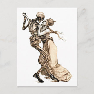 Carte postale Danse avec mort