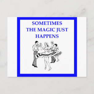 Carte Postale Danse carré