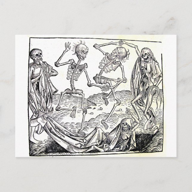 Carte Postale Danse de la mort (Devant)