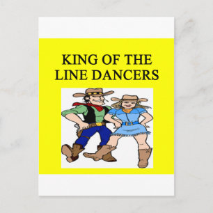 Carte Postale danse de ligne