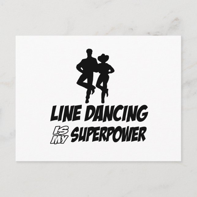 Carte Postale DANSE DE LIGNE cool conceptions (Devant)