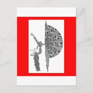 Carte Postale danse de Martha Graham