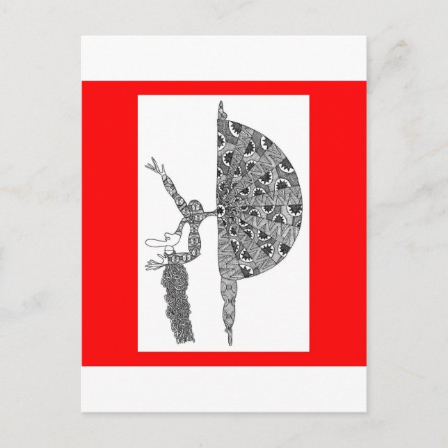 Carte Postale danse de Martha Graham (Devant)