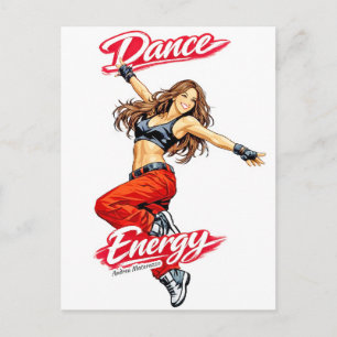 Carte Postale Danse d'énergie et de liberté