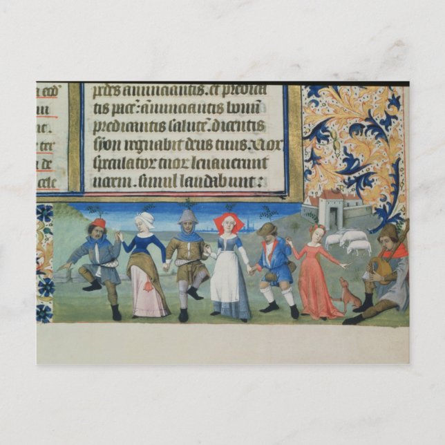 Carte Postale Danse des bergers (Devant)