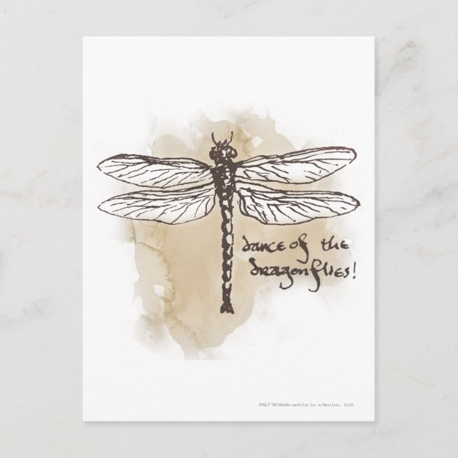 Carte Postale Danse des Libellules (Devant)