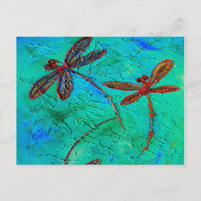 Carte Postale Danse Dragonfly (Devant)