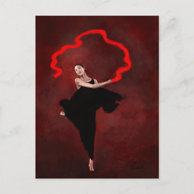 Carte Postale Danse du vent (Devant)