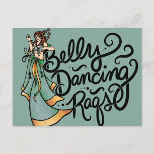 Carte Postale Danse du ventre Raqs Danseuse du ventre