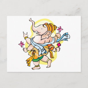 Carte Postale Danse Ganesha