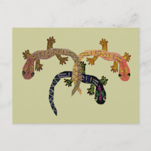 Carte Postale Danse Gecko