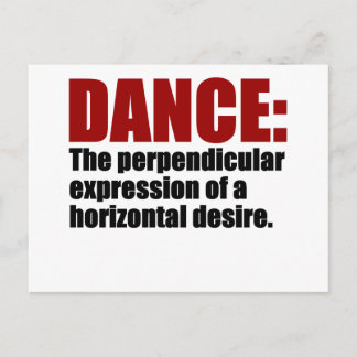 Carte Postale Danse horizontale