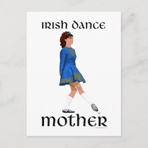 Carte Postale Danse Irlandaise à Claquettes Mère - Chaussure Dou