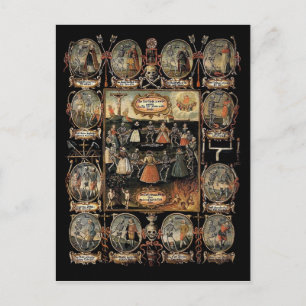 Carte Postale Danse Macabre