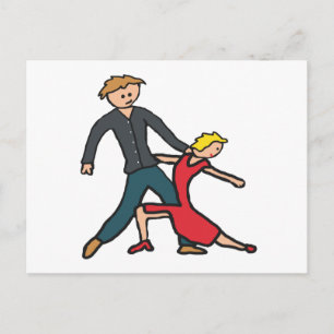 Carte Postale Danse Salsa
