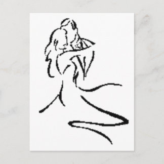 Carte Postale Danse vintage en couple