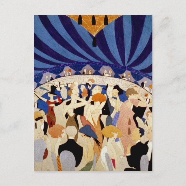 Carte Postale Danser dans un groupe de jazz (Devant)