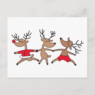 Carte Postale Danser Reindee