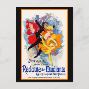 Carte Postale Danses Art Nouveau Femmes