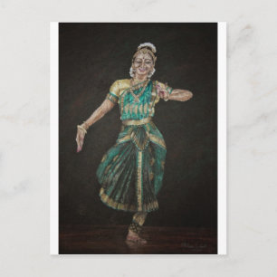 Carte Postale Danseur Bharatanatyam
