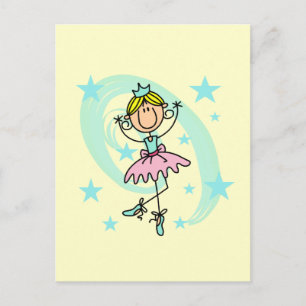 Carte Postale Danseur de ballet - T-shirts blonds et cadeaux